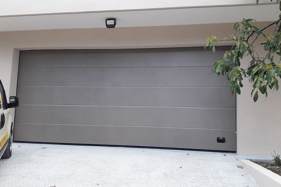 domestic garage door with silent engine